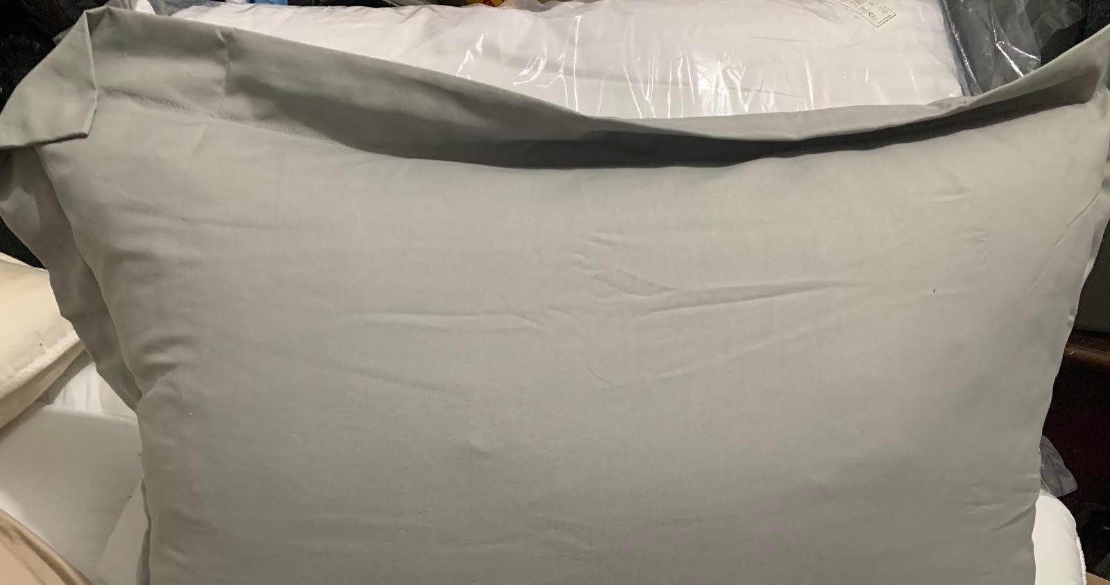 NTBAY Standard Pillow Shams, Set of 2, Microfiber, White customer photo 2