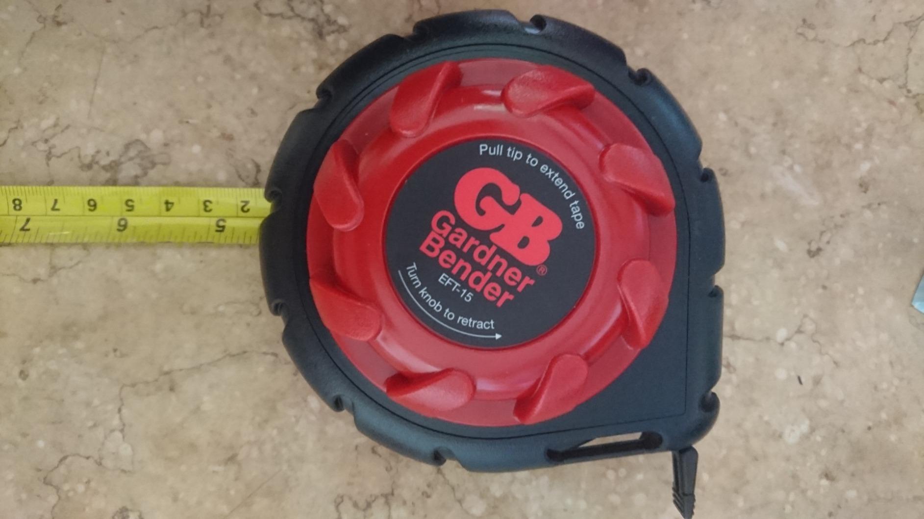 Gardner Bender EFT-15 Mini Cable Snake, 15 Ft Steel Fish Tape, Electrical Wire Fishing Tape, Red & Black customer photo 2