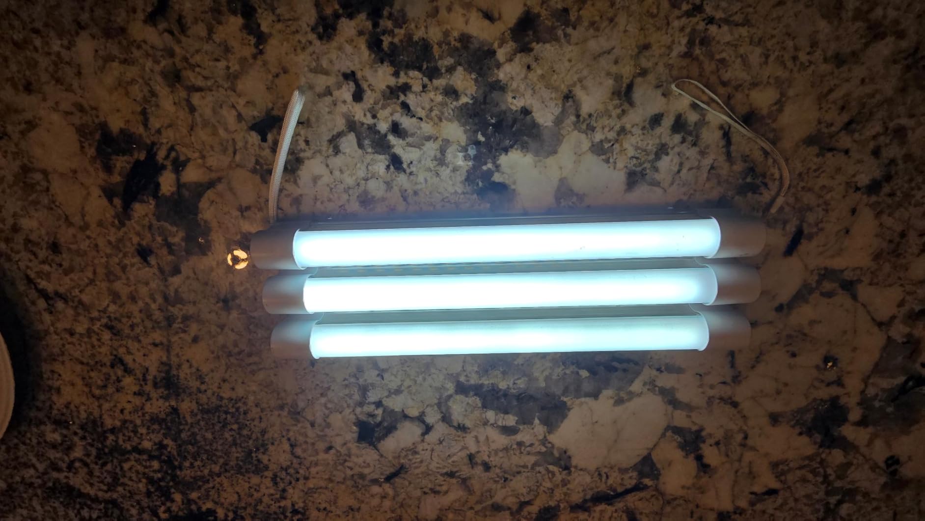 LETOUR Rechargeable Light LED Tube Magnetic Light 4000Lumens 5200mAh 5 Levels Dimming Camping Lantern USB Rechargeable Portable Lights with 2 Magnets Endurance for 60 Hours customer photo 2