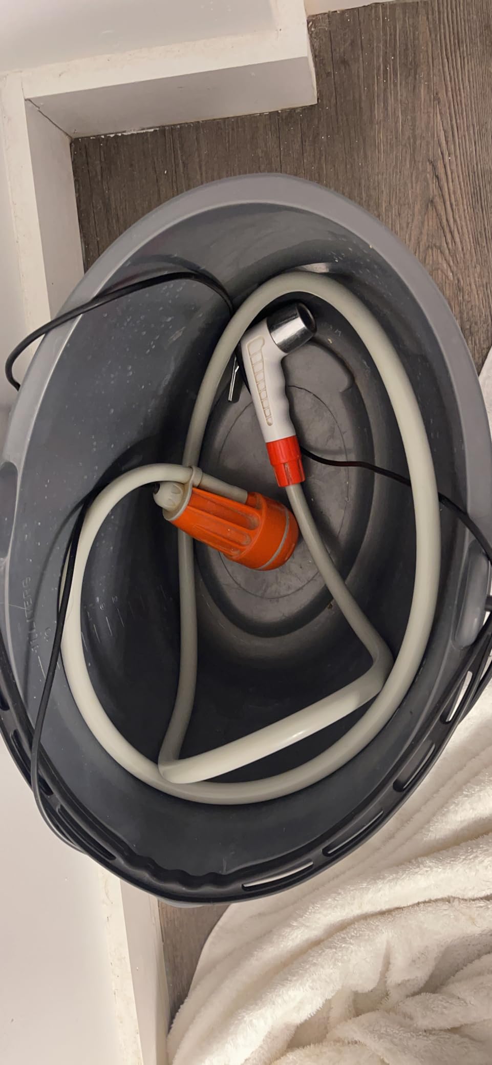KEDSUM Portable Shower, Portable Camp Shower Pump with Rechargeable Battery, Portable Shower for Camping, Portable Outdoor Shower Head for Camping, Hiking, Traveling(+ Handheld Sprayer) customer photo 1