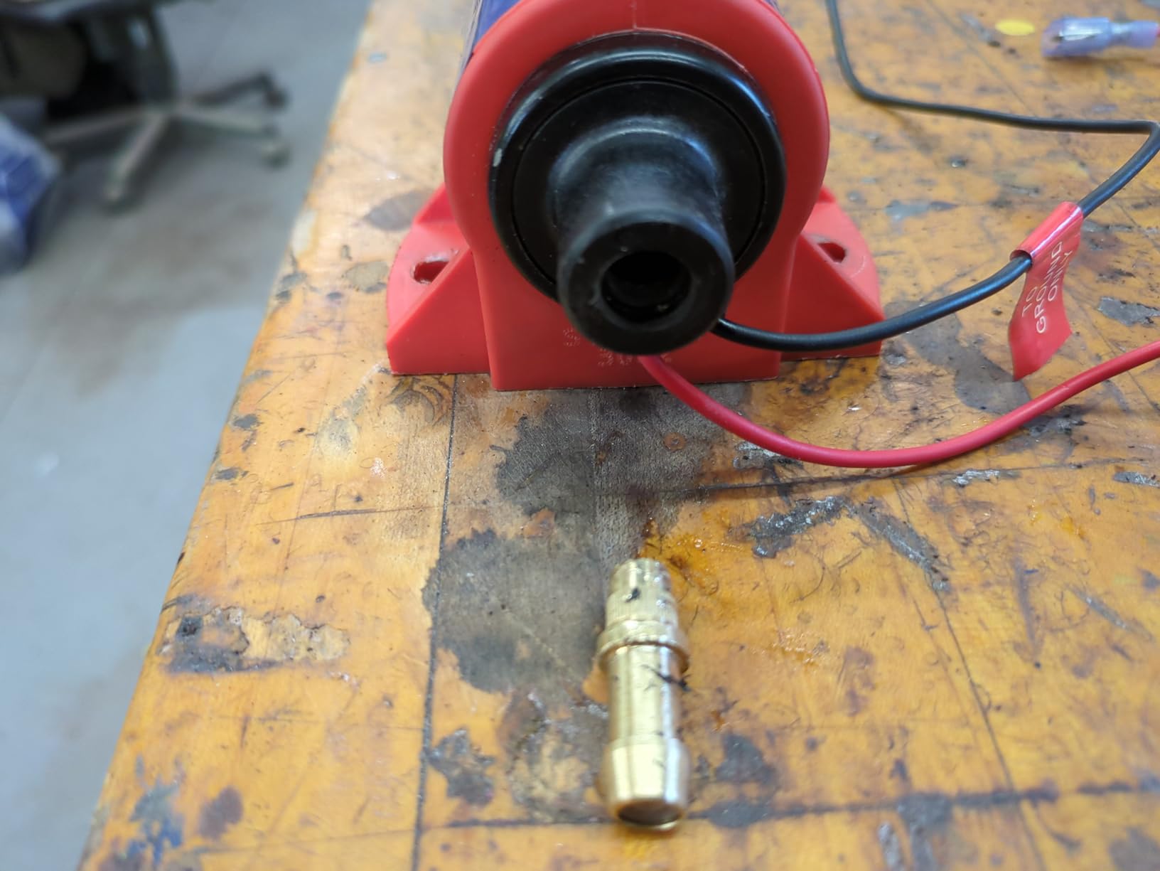 CarBole Micro Electric Gasoline Fuel Pump Universal 5/16 inch Inlet and Outlet 12V 1-2A 35GPH 4-7 P.S.I. Operating Fuel Pressure customer photo 2
