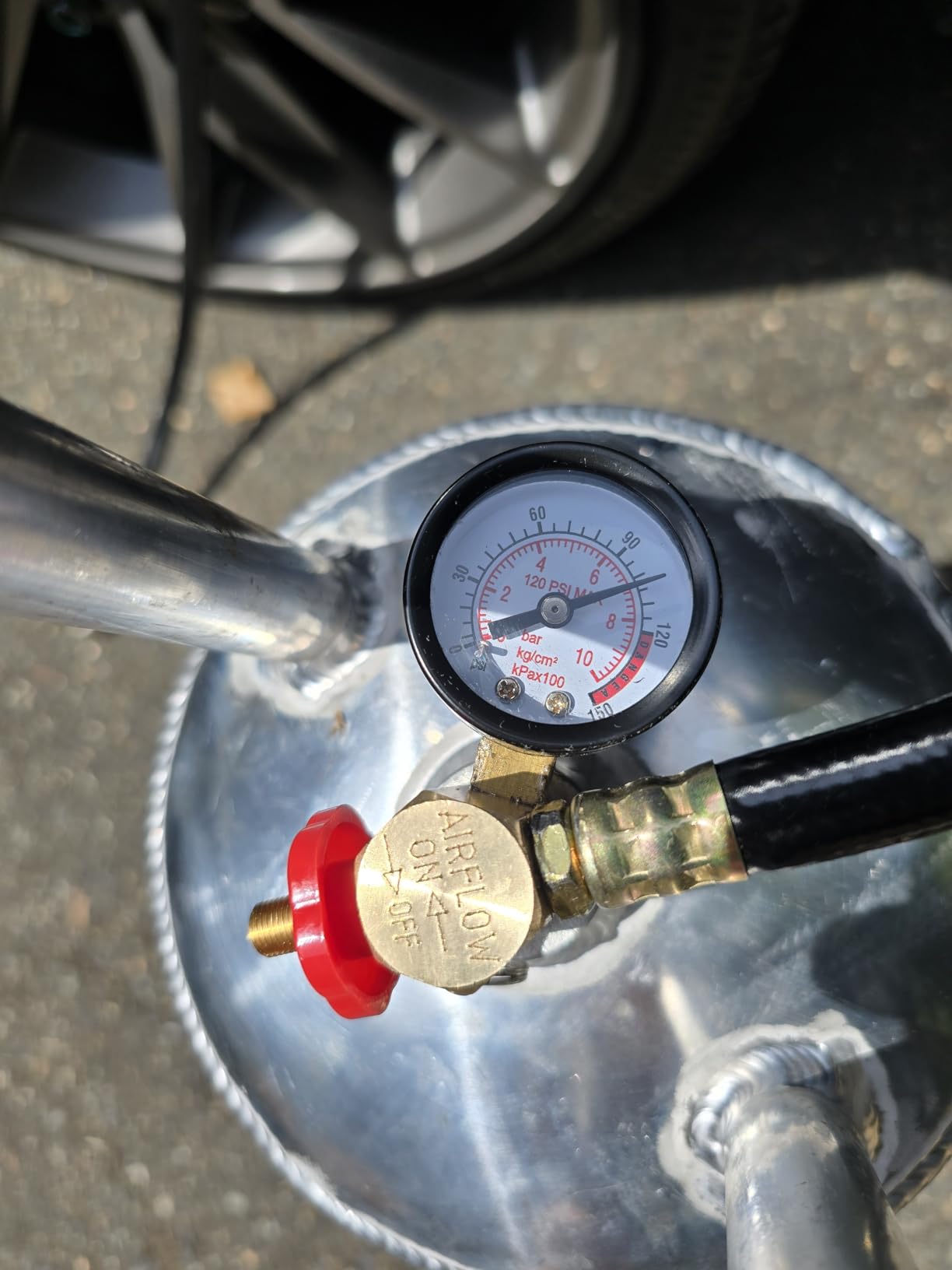 3 gal. Vertical Portable Aluminum Air Tank customer photo 2