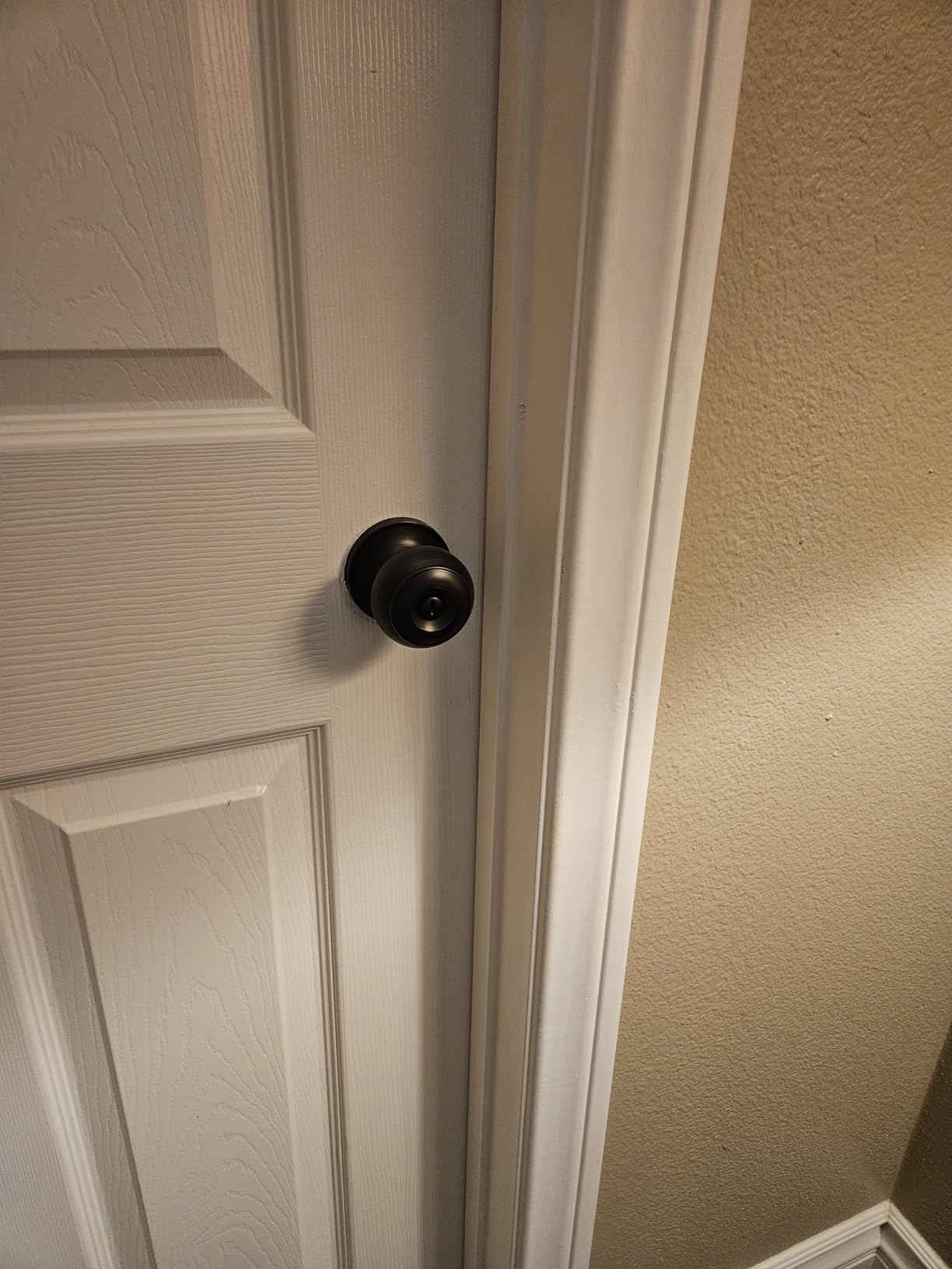 Probrico Black Door Knobs for Bedroom Bathroom, Interior Door Knob with Round Ball, Matte Black Privacy Door Knob, 6 Pack customer photo 2