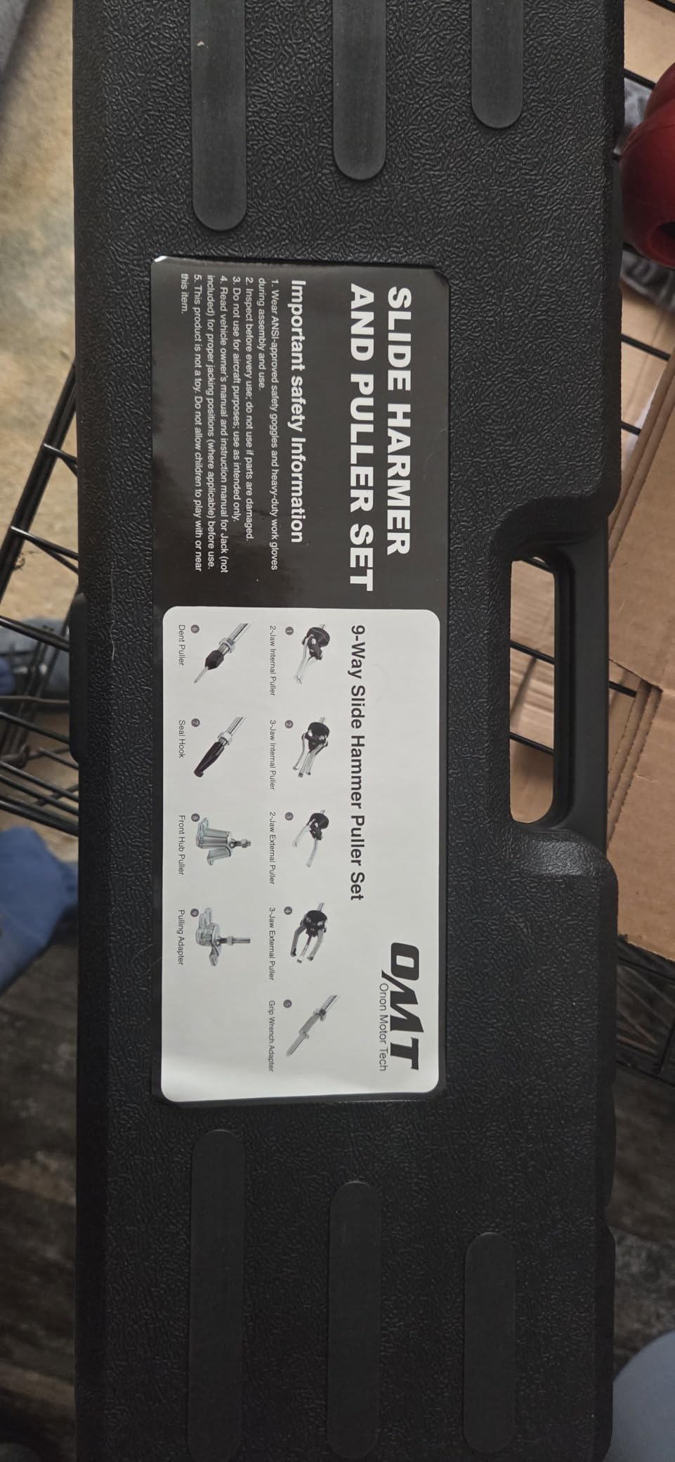 Orion Motor Tech OMT Slide Hammer, 9-Way Slide Hammer Puller Set customer photo 1