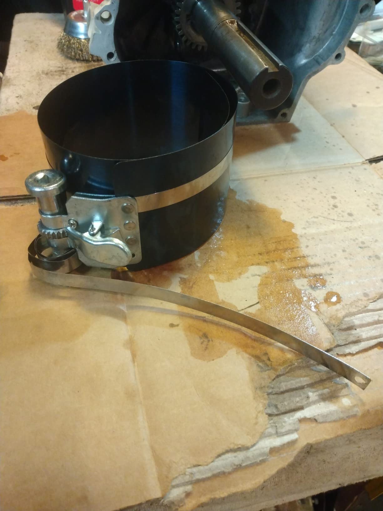 MMOnDod Engine Piston Ring Compressor, 2-1/8