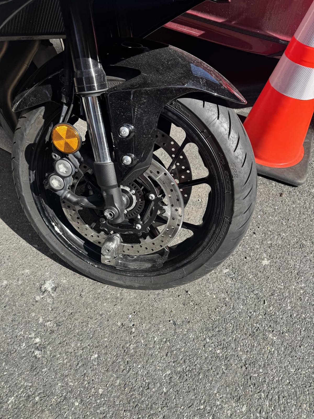 RADIKAL RK14S Premium Motorcycle Alarm Disk Lock 120dB On/Off, Warning LED Alert, SRA & Sold-Secure-Gold Approved Security Anti-Theft Brake Disc Lock for Motorbike, 14mm Double Locking Stainless Steel customer photo 1