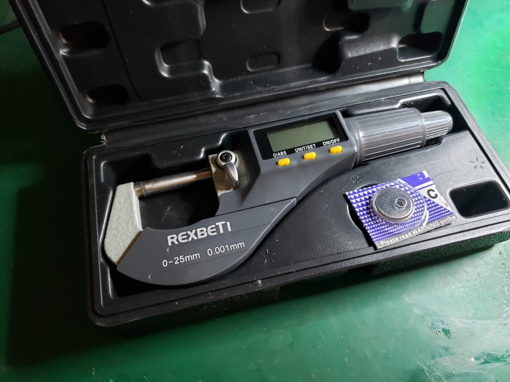 REXBETI Outside Micrometer, Ultra-Precision Carbide Tipped Measuring Tool customer photo 2