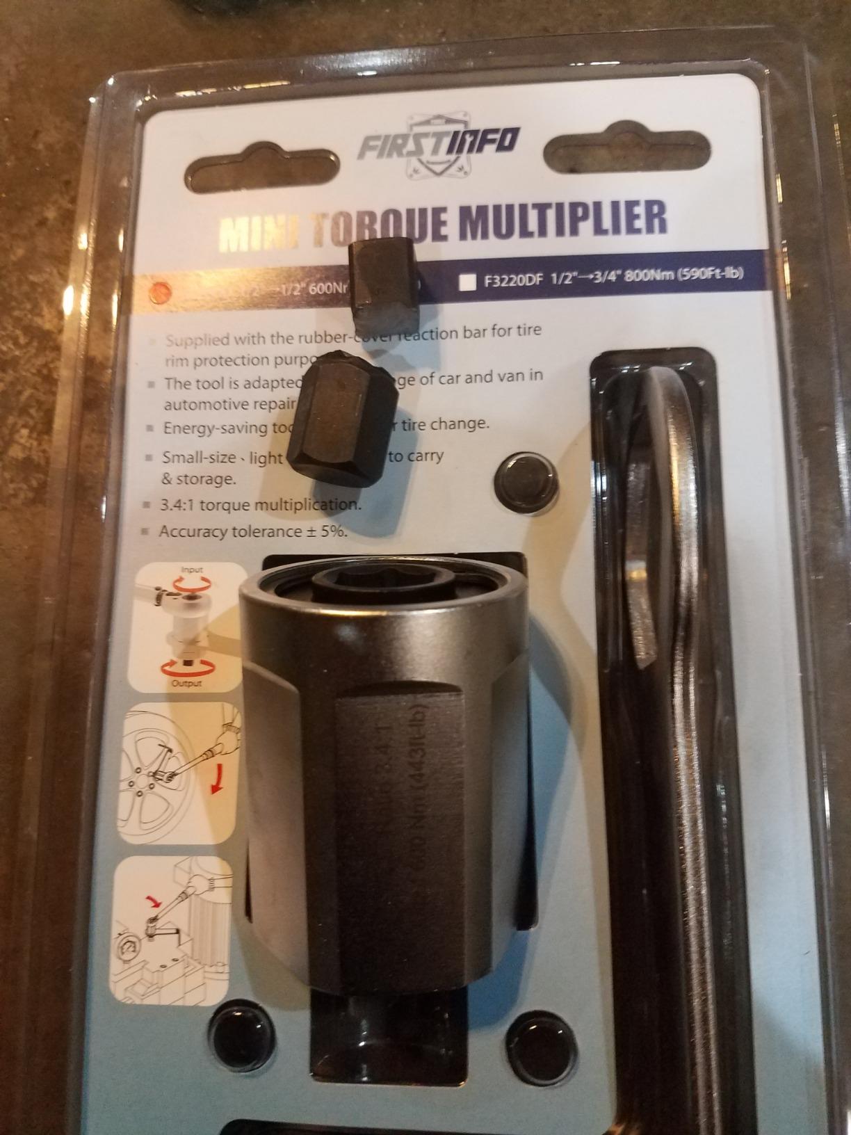 FIRSTINFO 3.4:1 Compact Torque Multiplier Wrench 600 Nm (443 ft-lbs) customer photo 1
