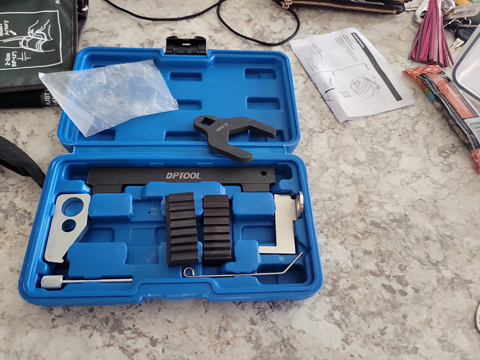 DPTOOL 8pcs Engine Timing Tool Kit For GM Chevrolet Fiat 16V 1.4 1.6 1.8 customer photo 2