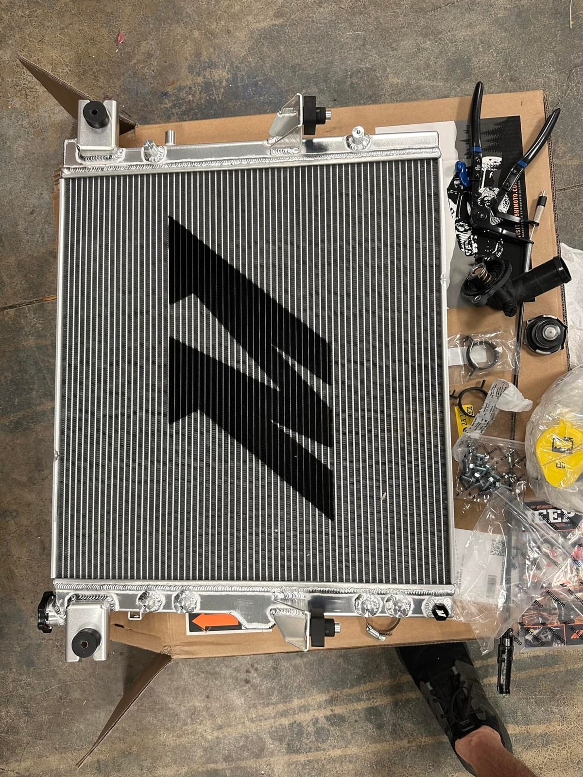 Mishimoto MMRAD-WRA-07V2 Aluminum Radiator, Compatible with Jeep Wrangler JK, 2007-2017, Silver customer photo 1