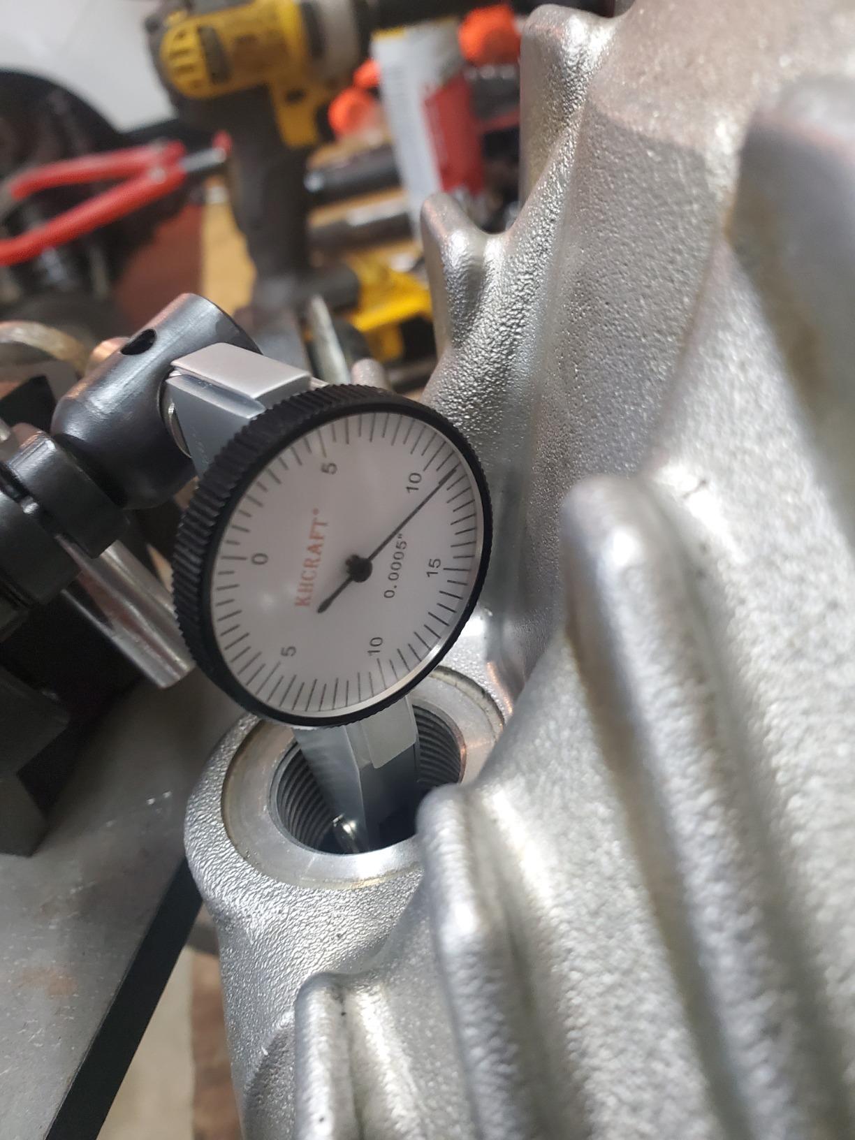 Professional Dial Test Indicator 0-0.03” Range, 0.0005” Graduation – Hardened Steel All-Metal Body with Dual Dovetail Mount (3/8” & 5/32”), Machinist Gauge in Storage Case customer photo 1