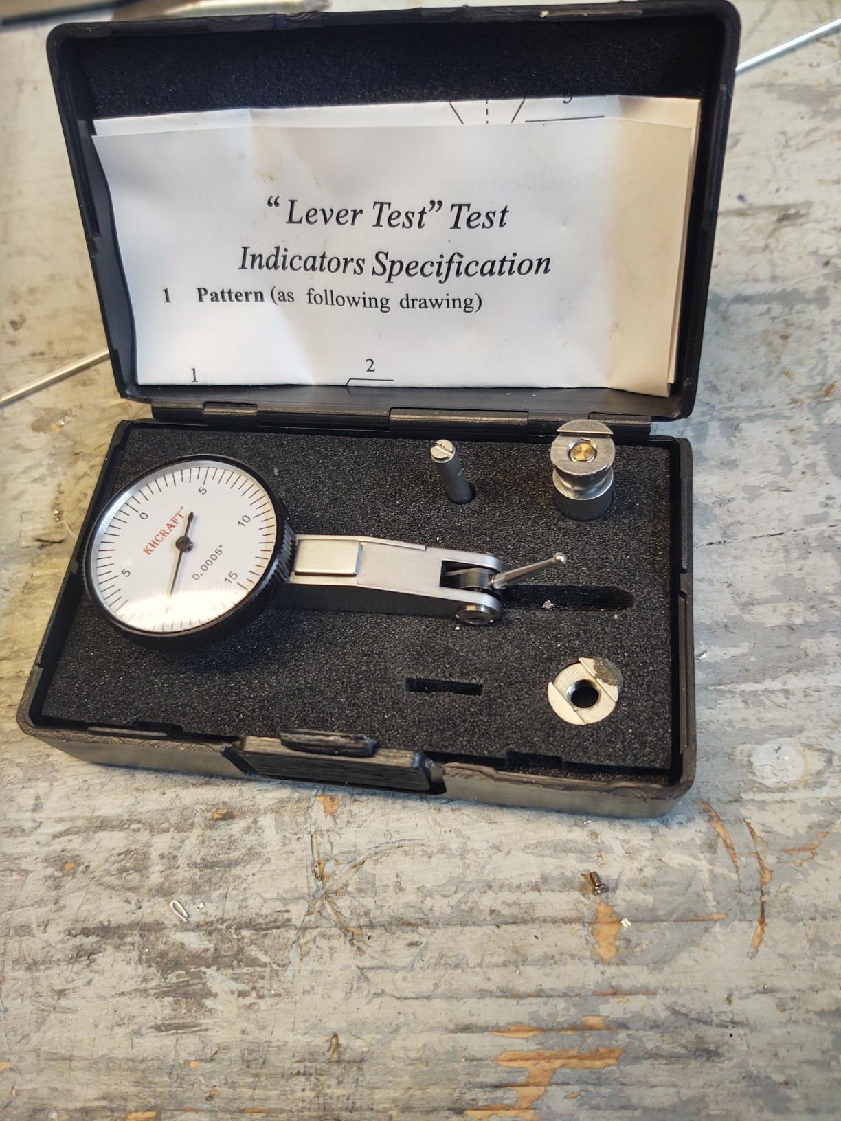 Professional Dial Test Indicator 0-0.03” Range, 0.0005” Graduation – Hardened Steel All-Metal Body with Dual Dovetail Mount (3/8” & 5/32”), Machinist Gauge in Storage Case customer photo 2
