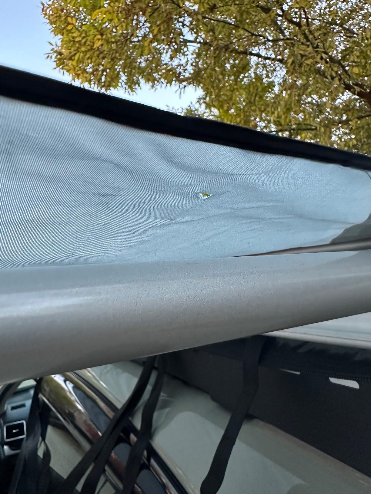 DANCHEL OUTDOOR Car Awning 6.5x8.2ft Roof Rack Pull-Out Sun Shelter Canopy, Waterproof 4x4 Vehicle Side Overland Awning Camping, Gray customer photo 1