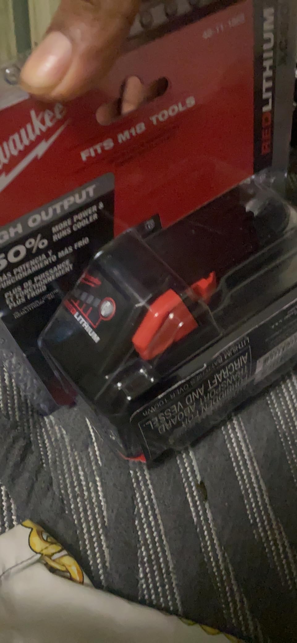 Milwaukee 48-11-1865 M18 REDLITHIUM HIGH OUTPUT XC 6 Ah Lithium-Ion Battery customer photo 1