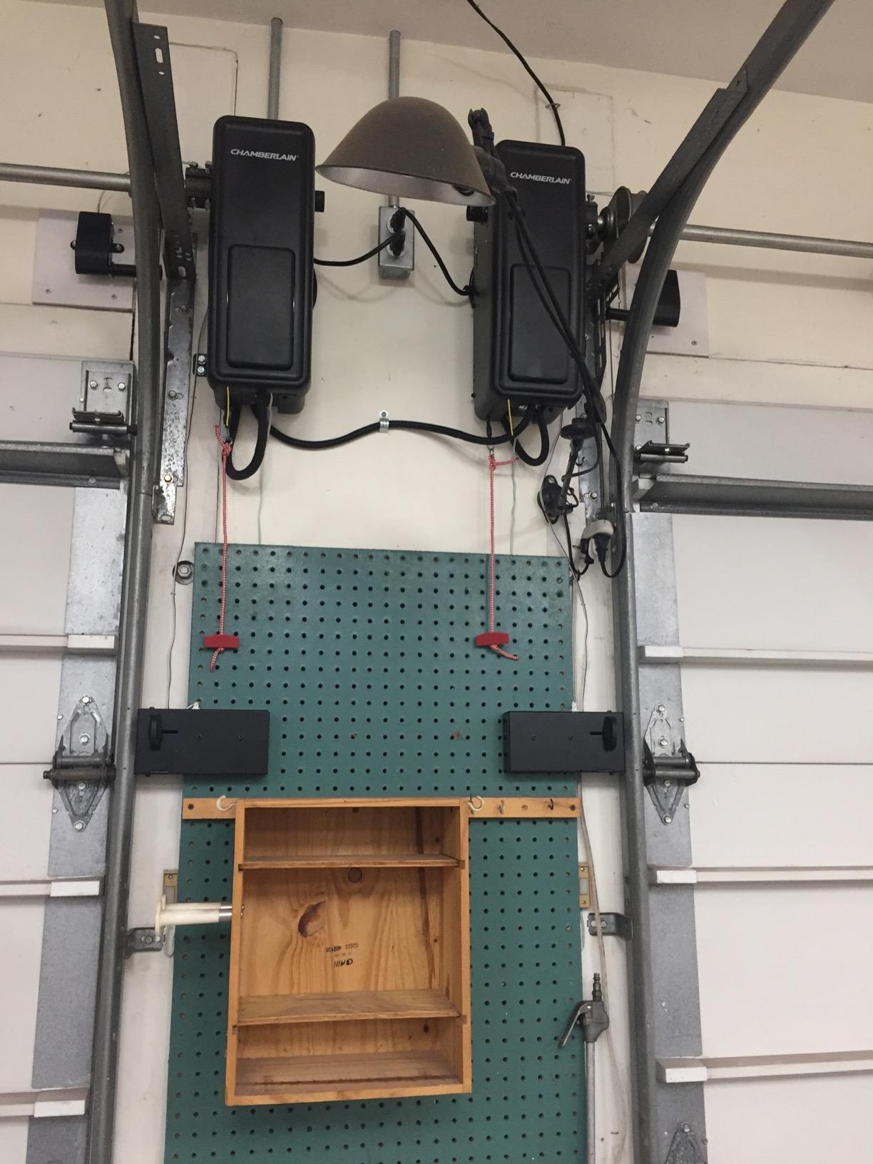 Chamberlain Smart Garage Door Opener - Wall Mounted - myQ Smartphone Controlled - Ultra Quiet Space Saving Direct Drive, Model RJO20, Black customer photo 2