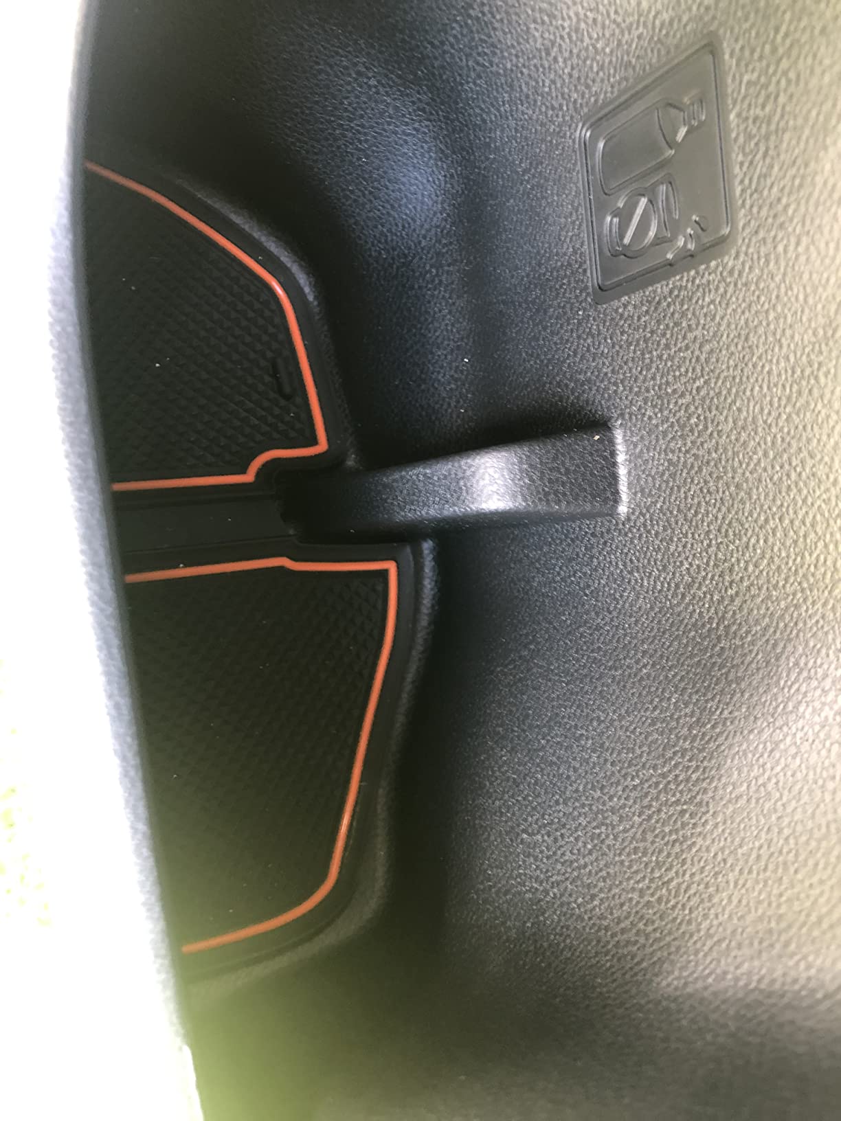 Auovo Anti-dust Door Mats for 2018 2019 2020 2021 2022 2023 Subaru Crosstrek and 2018-2023 Impreza Gate Door Liners Inserts Cup Console Mats Interior Accessories(Pack of 14) (Orange) customer photo 1
