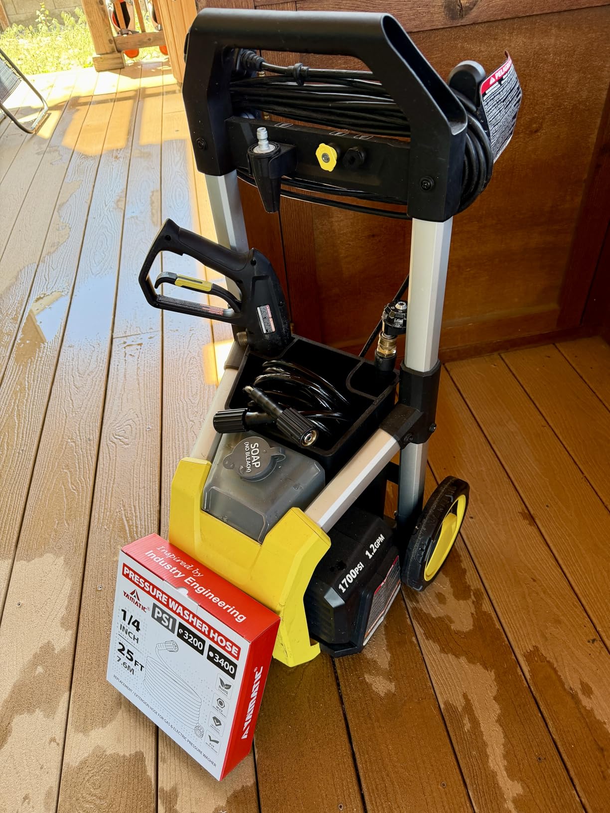 YAMATIC Pressure Washer Hose 50 FT 1/4