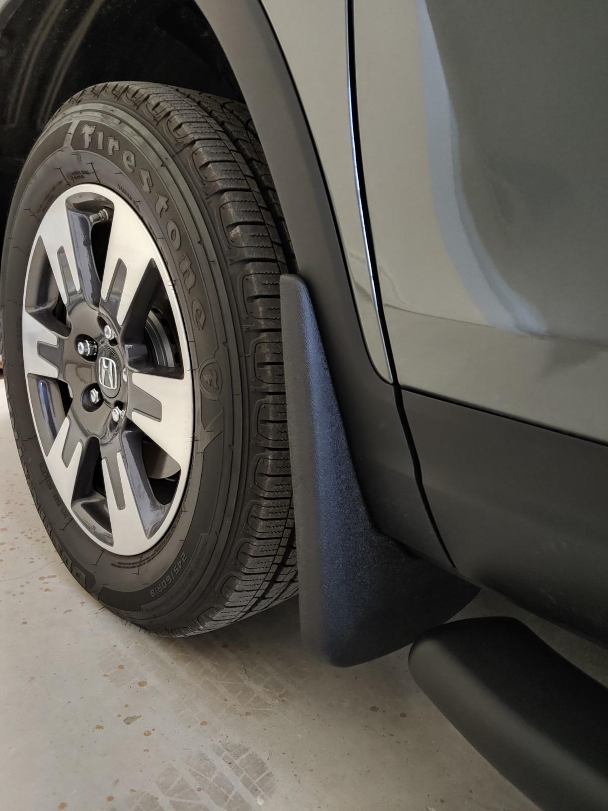 Husky Liners Custom Mud Guards | Fits 2017-2026 Honda Ridgeline (Excludes Models w/High Performance Package) | Rear Set, 2-pc Black - 59901 customer photo 2