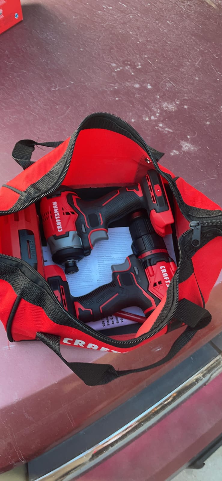 CRAFTSMAN V20 MAX Cordless Drill and Impact Driver, Power Tool Combo Kit with 2 Batteries and Charger, Variable Speed (CMCK210C2) customer photo 2