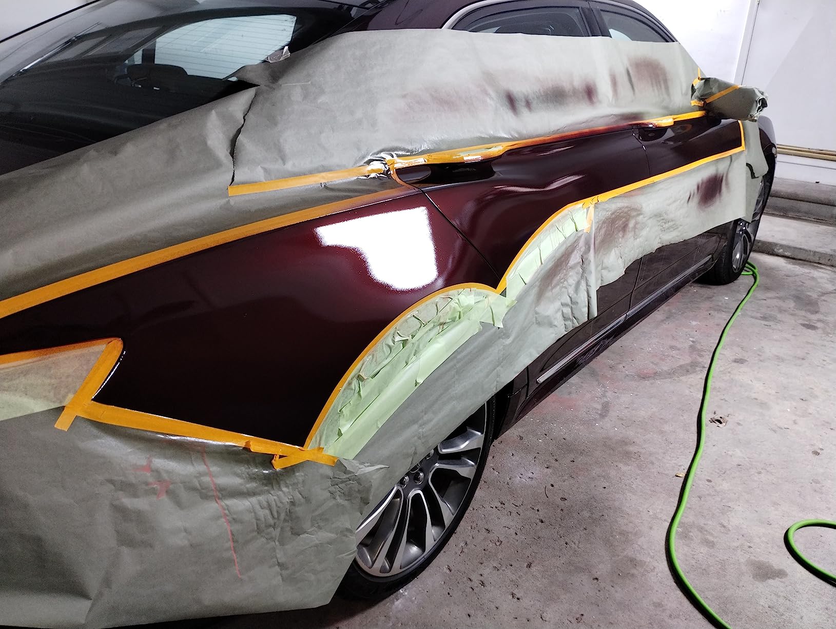 Dynastus Touch Up Composite HVLP Air Spray Gun Auto Car Detail Paint Sprayer Spot Repair, with Filtering and Protective Kits customer photo 1