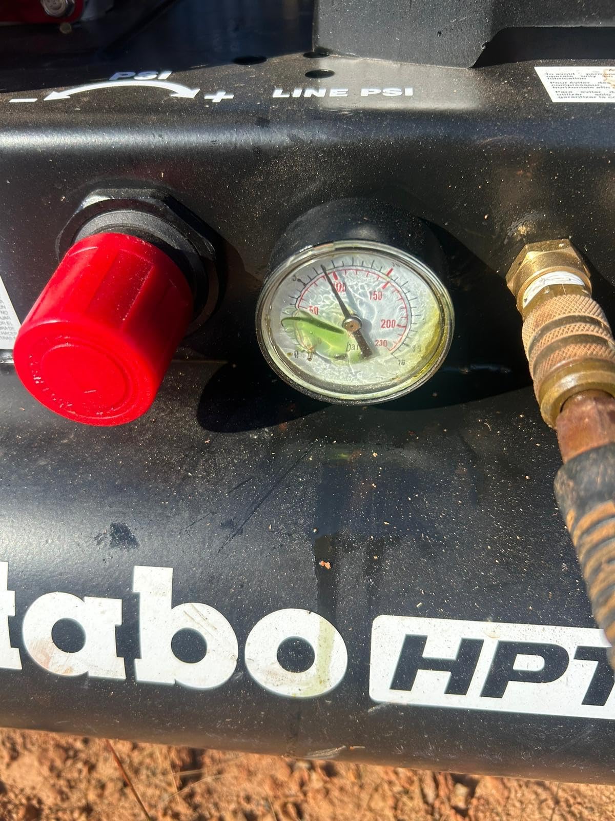 Metabo HPT Gas Powered Wheeled Air Compressor, 8 Gallon, EC2510E customer photo 1
