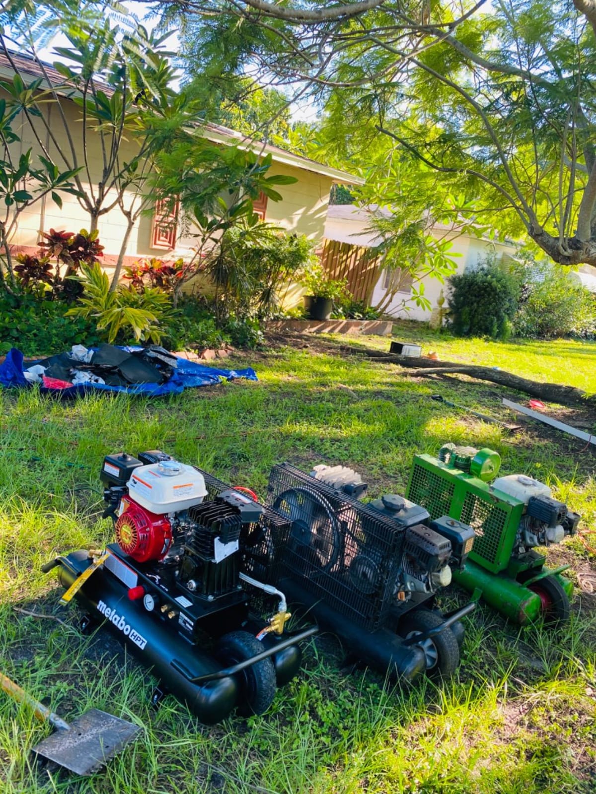 Metabo HPT Gas Powered Wheeled Air Compressor, 8 Gallon, EC2510E customer photo 2