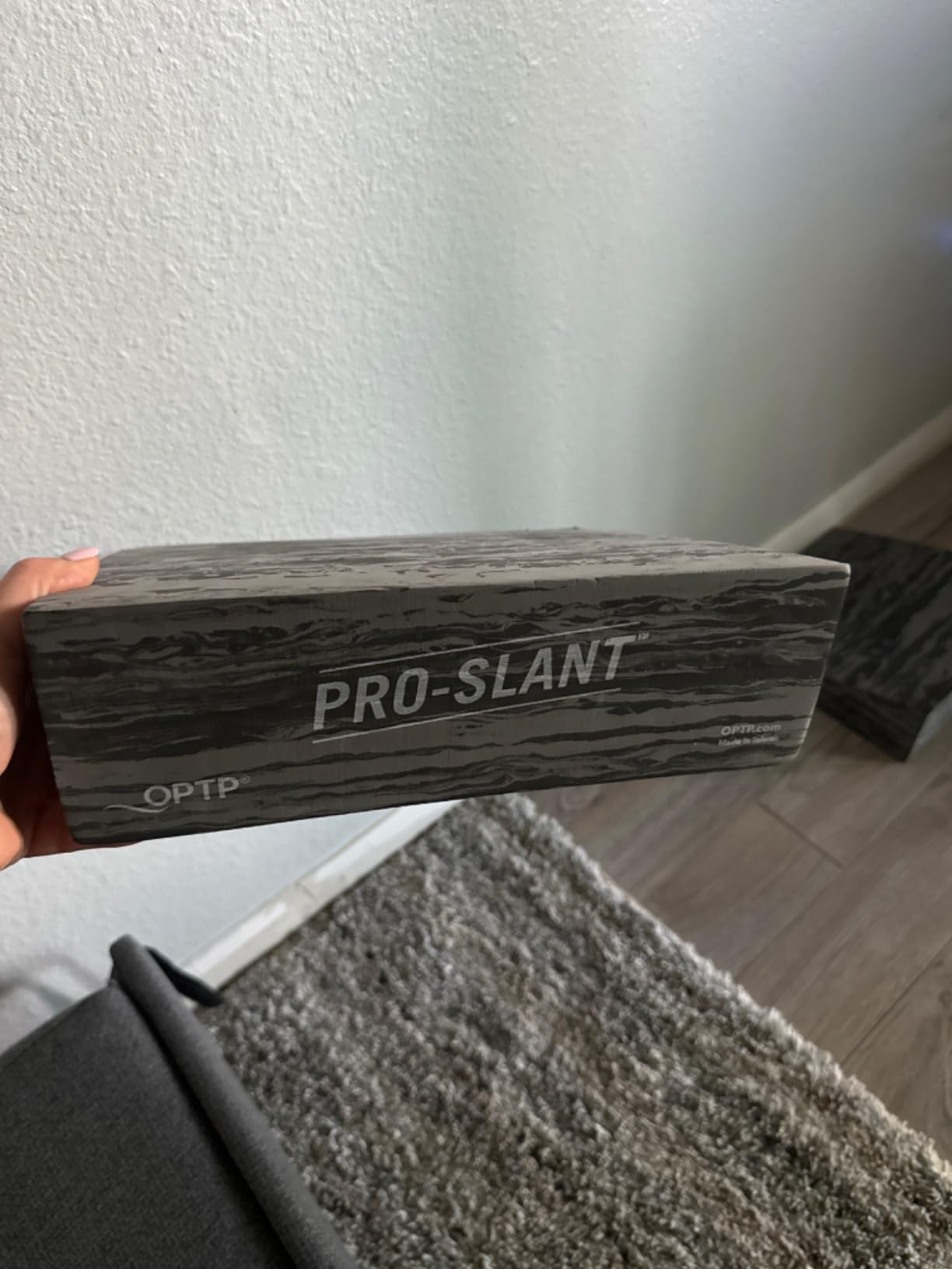 OPTP PRO-Slant – Professional Foam Incline Squat Wedge Pair and Slant Board for Squats- Workout Squat Wedges for Rehabilitation and Stretching of the Calf, Ankle and Foot customer photo 1