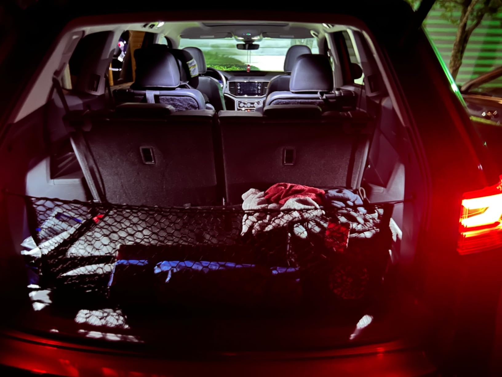 Envelope Style Automotive Elastic Trunk Mesh Cargo Net for Volkswagen Atlas 2017-2024 - Premium Trunk Organizers and Storage - Luggage Net for Crossover - Best Car Organizer for Volkswagen Atlas customer photo 2