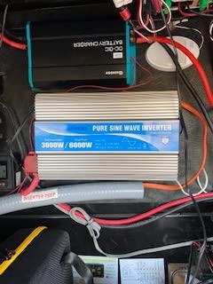 3000 Watt Pure Sine Wave Power Inverter ETL UL458 listed 12 V to 110/120 Vac 4 Outlets plus a 40 Amps Hardwire Terminal for RVs, Solar system Home Emergency with LCD Display and 30FT Remote by GIANDEL customer photo 2
