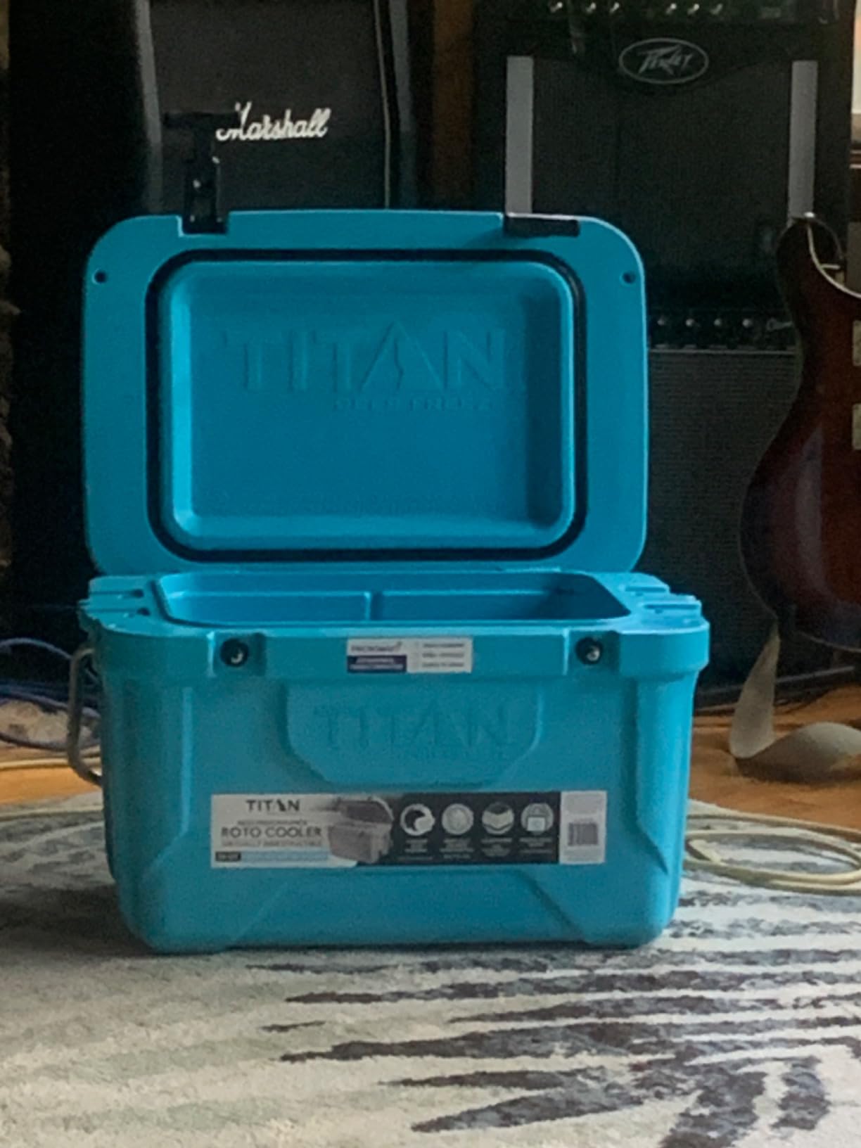 Titan Hard Ice Chest Cooler Roto Cooler with Microban Protection and Deep Freeze Insulation customer photo 1