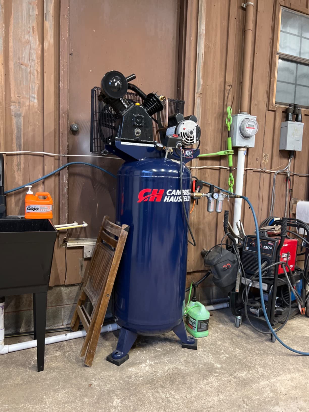 Campbell Hausfeld 80-Gallon 2-Stage Air Compressor, 5 HP, XC802100 customer photo 2
