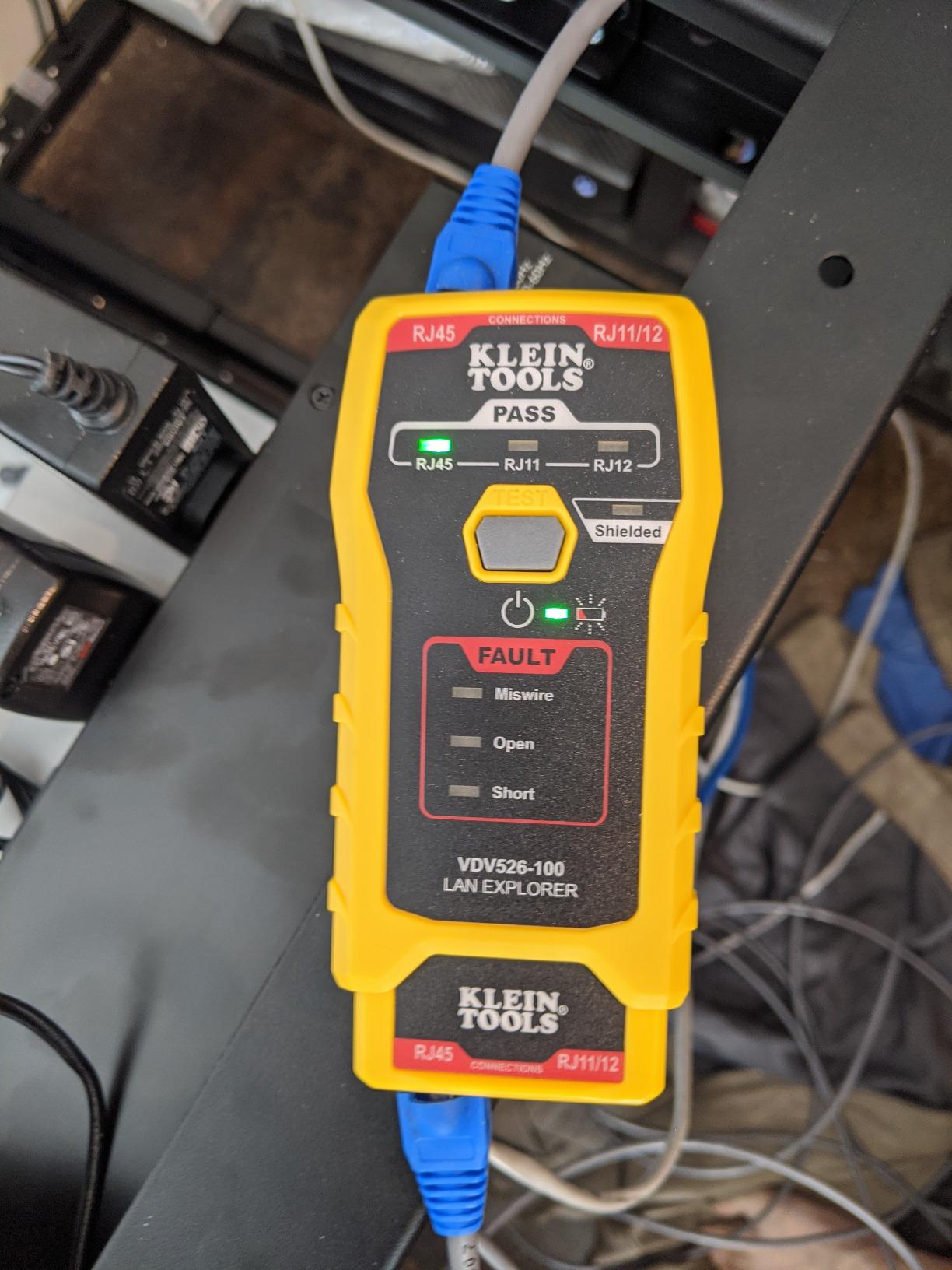 Klein Tools VDV526-100 Network LAN Cable Tester, VDV Tester, LAN Explorer with Remote customer photo 1