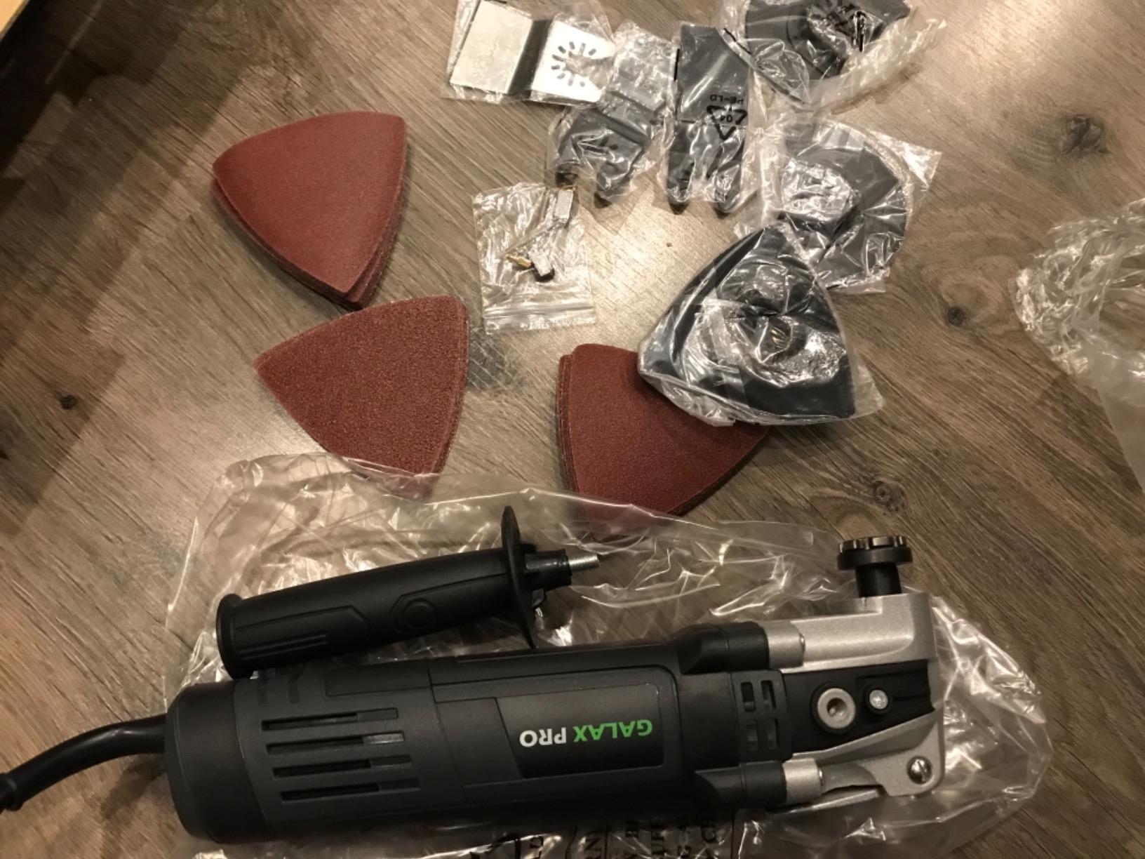 GALAX PRO Corded Oscillating Multi Tool Kit 3.5A with 30Pcs Accessories customer photo 1