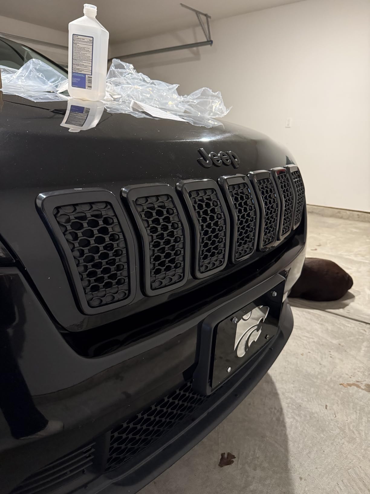JeCar Grille Inserts ABS Grill Cover Trim Kit Compatible with Jeep Cherokee 2019-2021 KL, Red customer photo 1