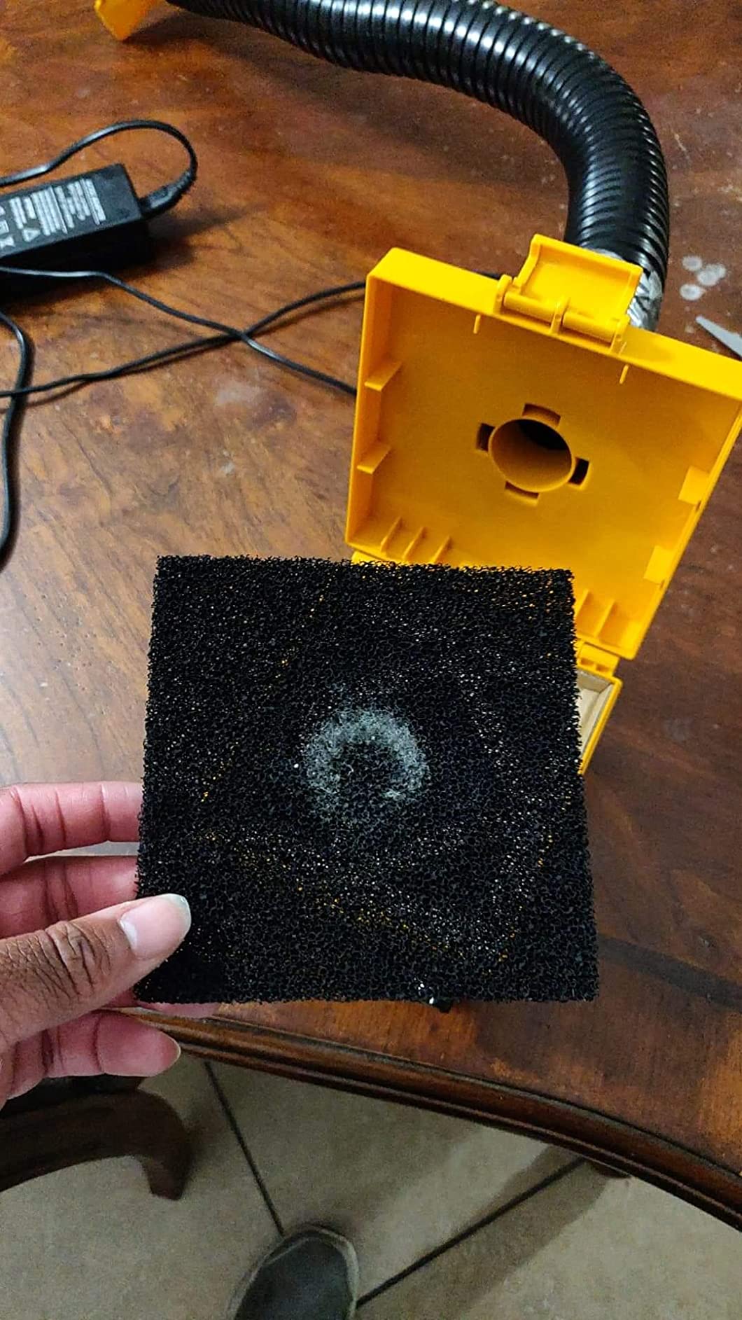 KOTTO Strong Suction Smoke Absorber for Soldering,Welding,3D Printing | Extractor with Carbon or HEPA Filter [Updated,Hose Pre-Attached] customer photo 2