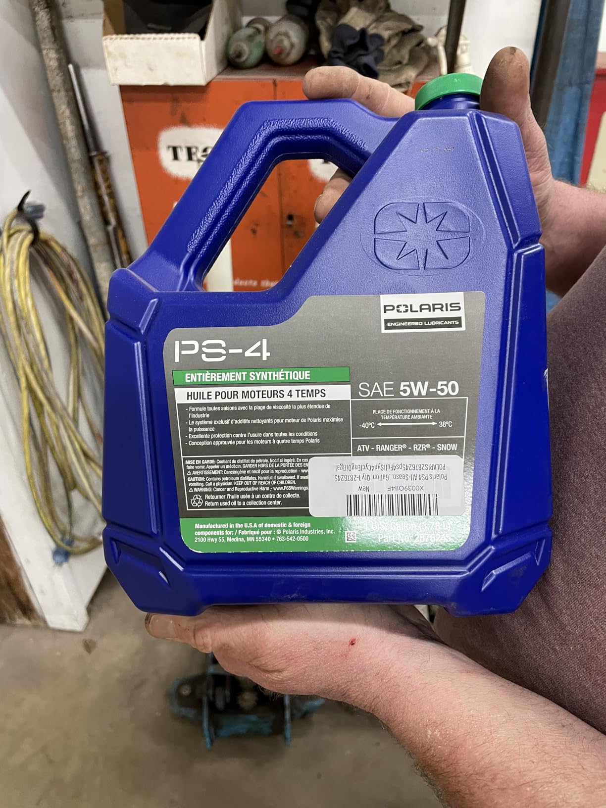 Polaris PS-4 Full Synthetic 5W-50 All-Season Engine Oil customer photo 2