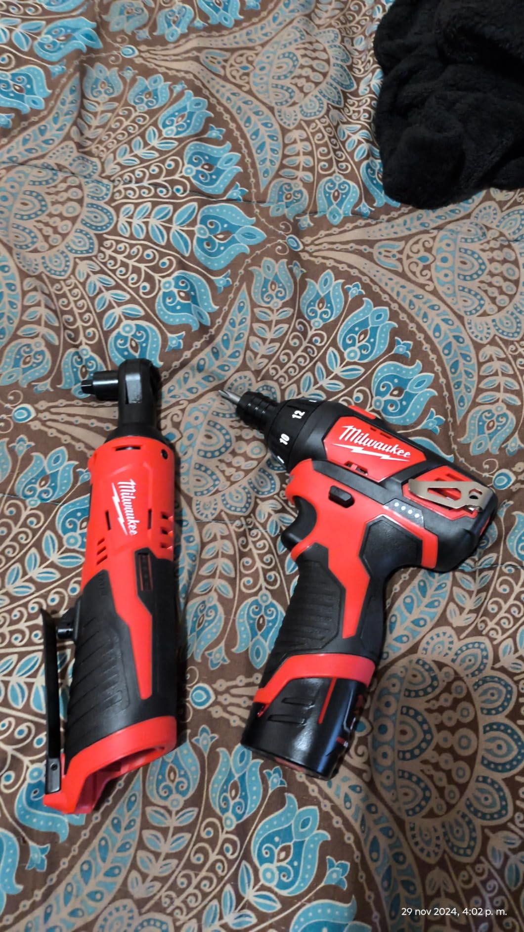 Milwaukee M12 12-Volt Lithium-Ion Cordless 3/8 in. Ratchet and Screwdriver Combo Kit (2-Tool) with Battery, Charger, Tool Bag customer photo 1