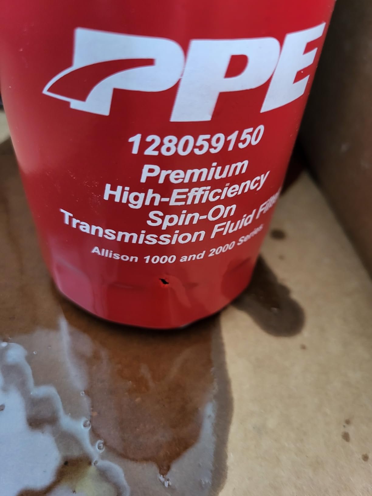 PPE - Premium High-Efficiency Spin-On Transmission Fluid Filter 128059150 Compatible with 2001-2019 Allison 1000 Series/2000 Series Transmissions customer photo 2