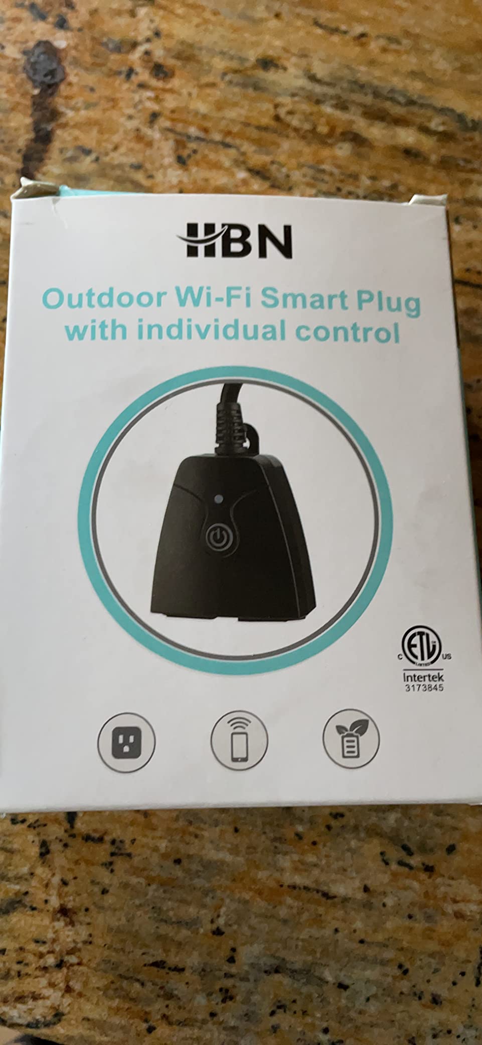 HBN Outdoor Smart Plug, WiFi Heavy Duty 2 Outlet Timer, 1 Pack, 2.4GHz customer photo 2