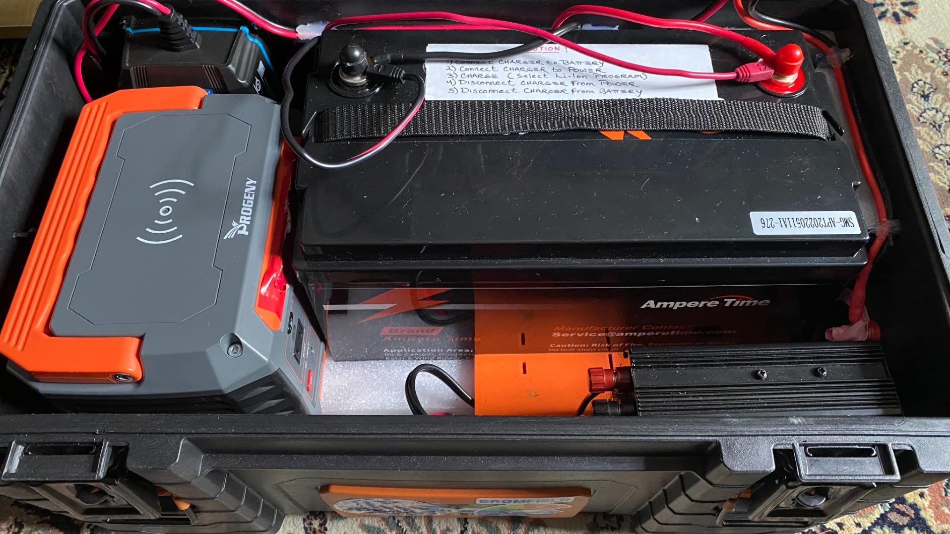 LiTime 12V 100Ah Group 31 LiFePO4 Deep Cycle Battery for RV Marine Solar | 100A BMS, Max. 15000 Cycles at 60% DOD, IP65 Waterproof, Max 4P4S, 1280Wh, Lithium Batteries for Camper Off-Grid, Travel customer photo 1