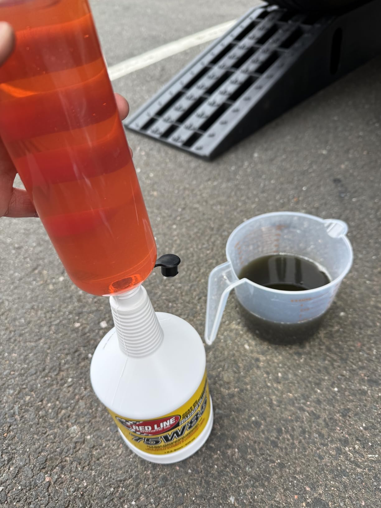 Red Line 50104 75W85 GL-5 Full Synthetic Gear Oil for Hypoid Limited Slip Differentials - 2 Quarts customer photo 2