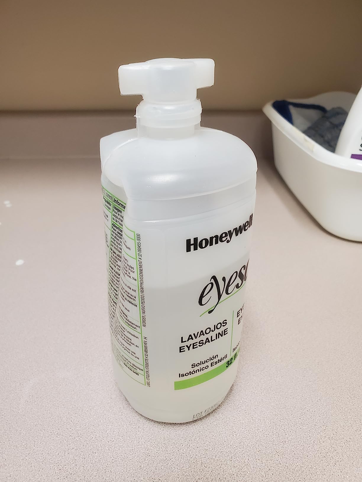 Fendall Eyesaline Eyewash Saline Solution Bottle Refill, 32 oz (2 Pack) customer photo 2