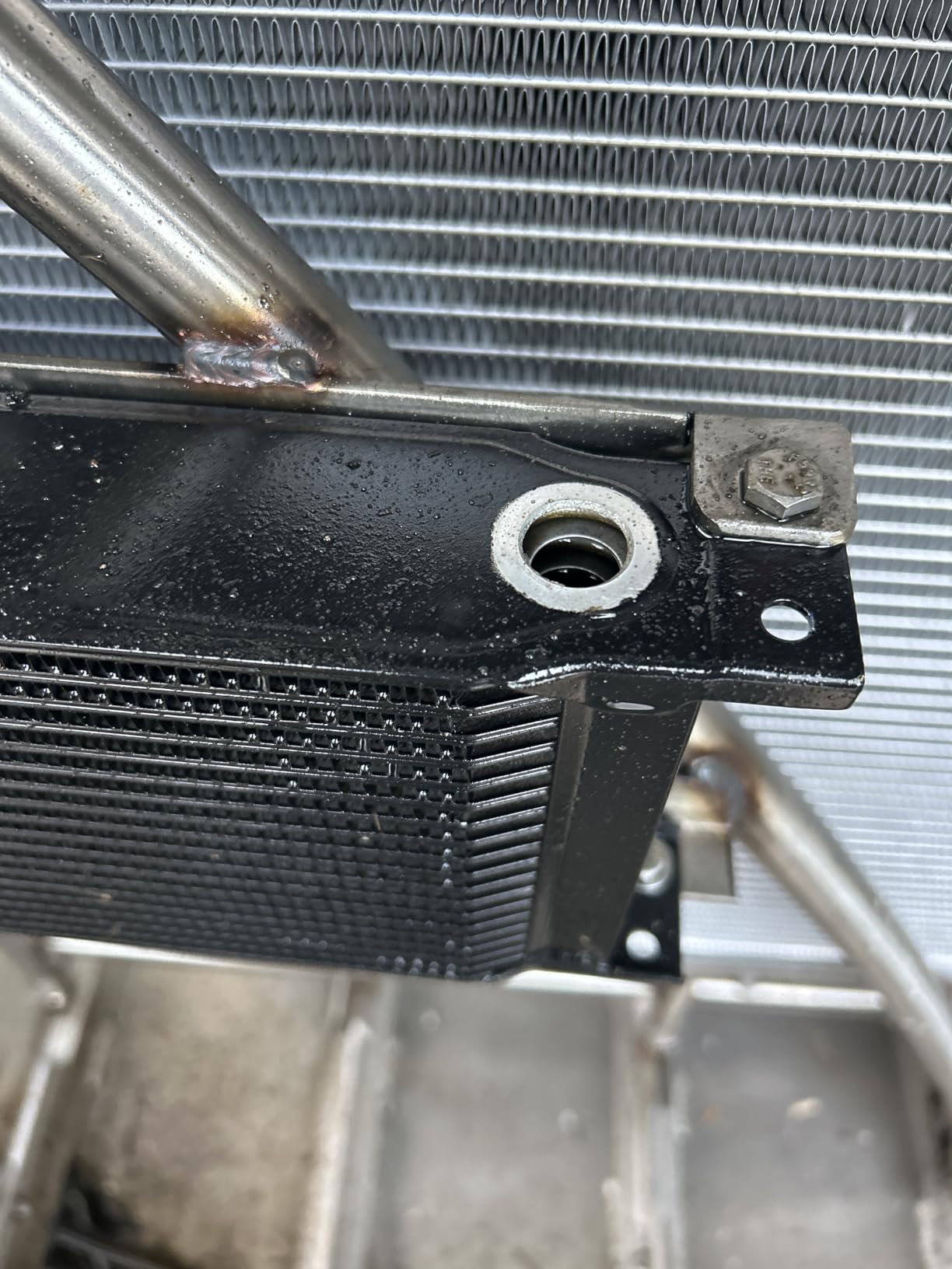 EVIL ENERGY 16 Row Oil Cooler, 10AN Engine Oil Cooler Universal customer photo 2