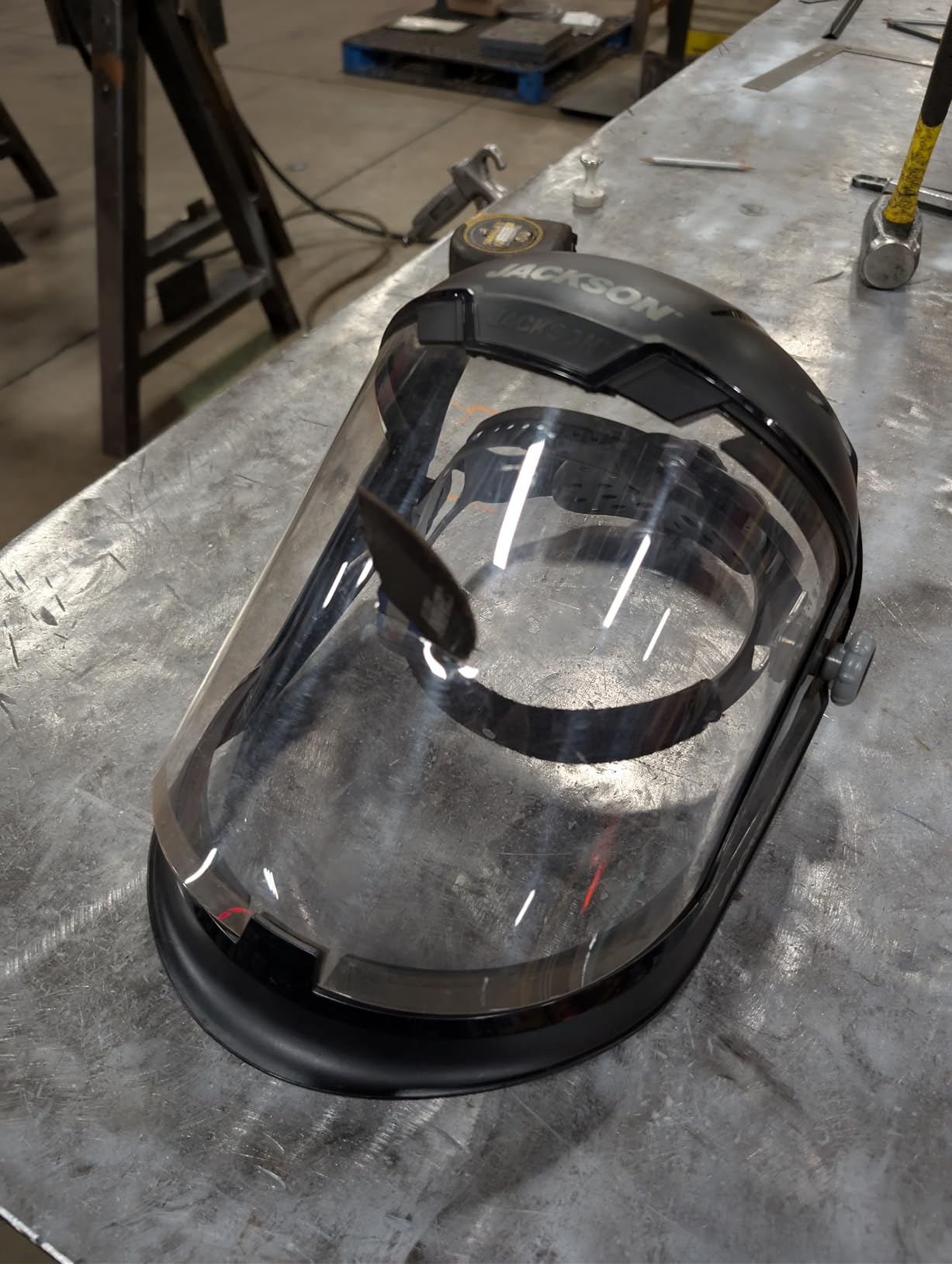 Jackson Safety Maxview Face Shield, Uncoated Clear Tint for Work ANSI Z87.1 customer photo 2