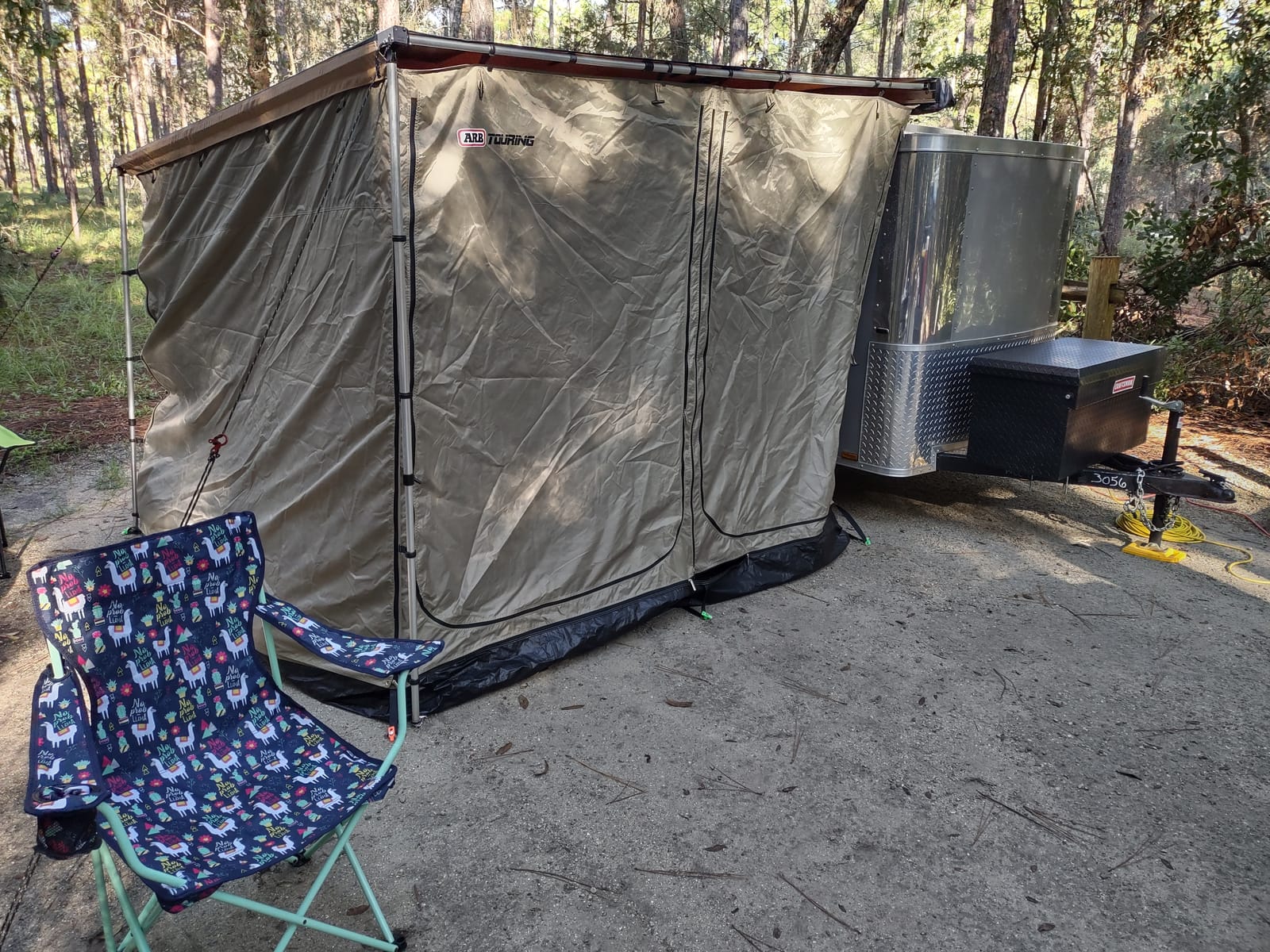 ARB 4x4 Accessories 814410 Retractable Awning with Led Light Strip Included 2500x2500mm 8.2 Feet, Ideal for Camping, Roadtrips, Outdoor Trips, Travel, Expeditions, RV, Camper, 4x4 and SUV customer photo 1