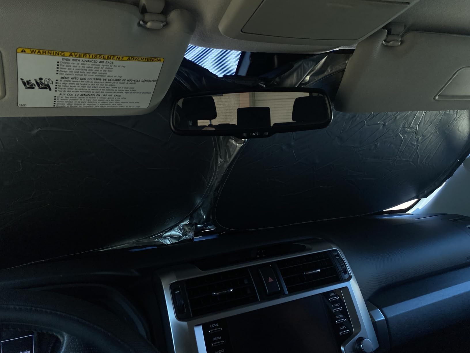KUST Windshield Sun Shade for 2015-2024 Ford Edge SUV Accessories Custom Fit Sunshade Sun Visor Protector Foldable Blocks UV Rays Keep Car Cooler customer photo 1
