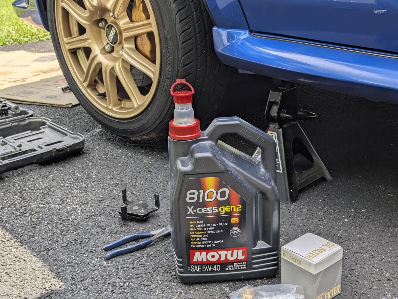MOTUL 8100 X-Cess Gen 2 SAE 5W40 Full Synthetic Motor Engine Oil 5 Liter Bottle customer photo 1