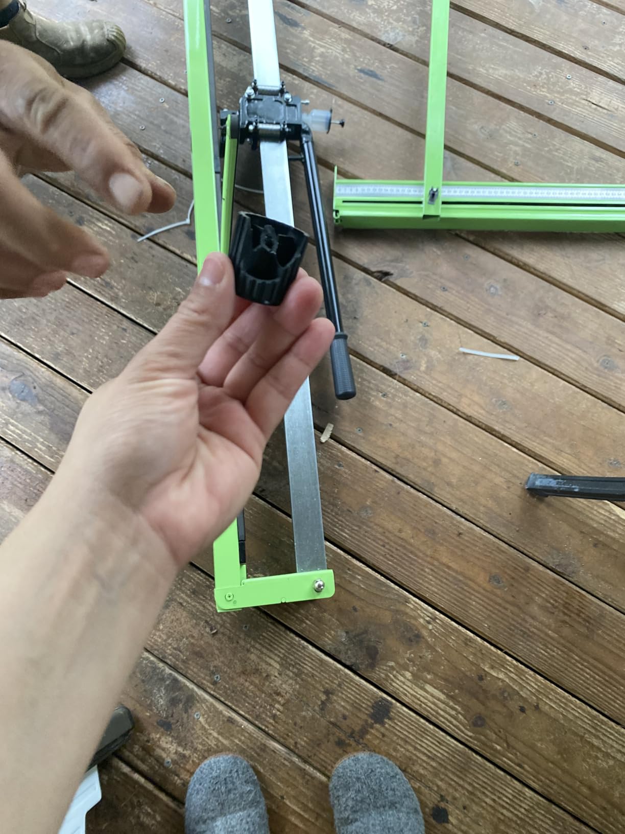 VEVOR Tile Cutter 48 in, Manual Cutting Machine, Heavy-Duty All-Steel Frame customer photo 2