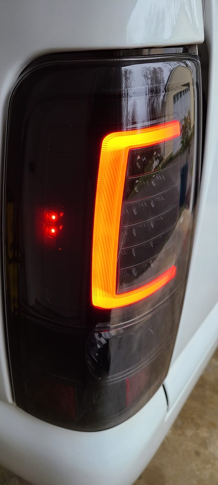 AmeriLite for 1999-2006 GMC Sierra / 99-02 Chevy Silverado Pick Up Truck Dark Black C-Type LED Tube Tail Lights Brake Lamp Set - Passenger and Driver Side customer photo 1