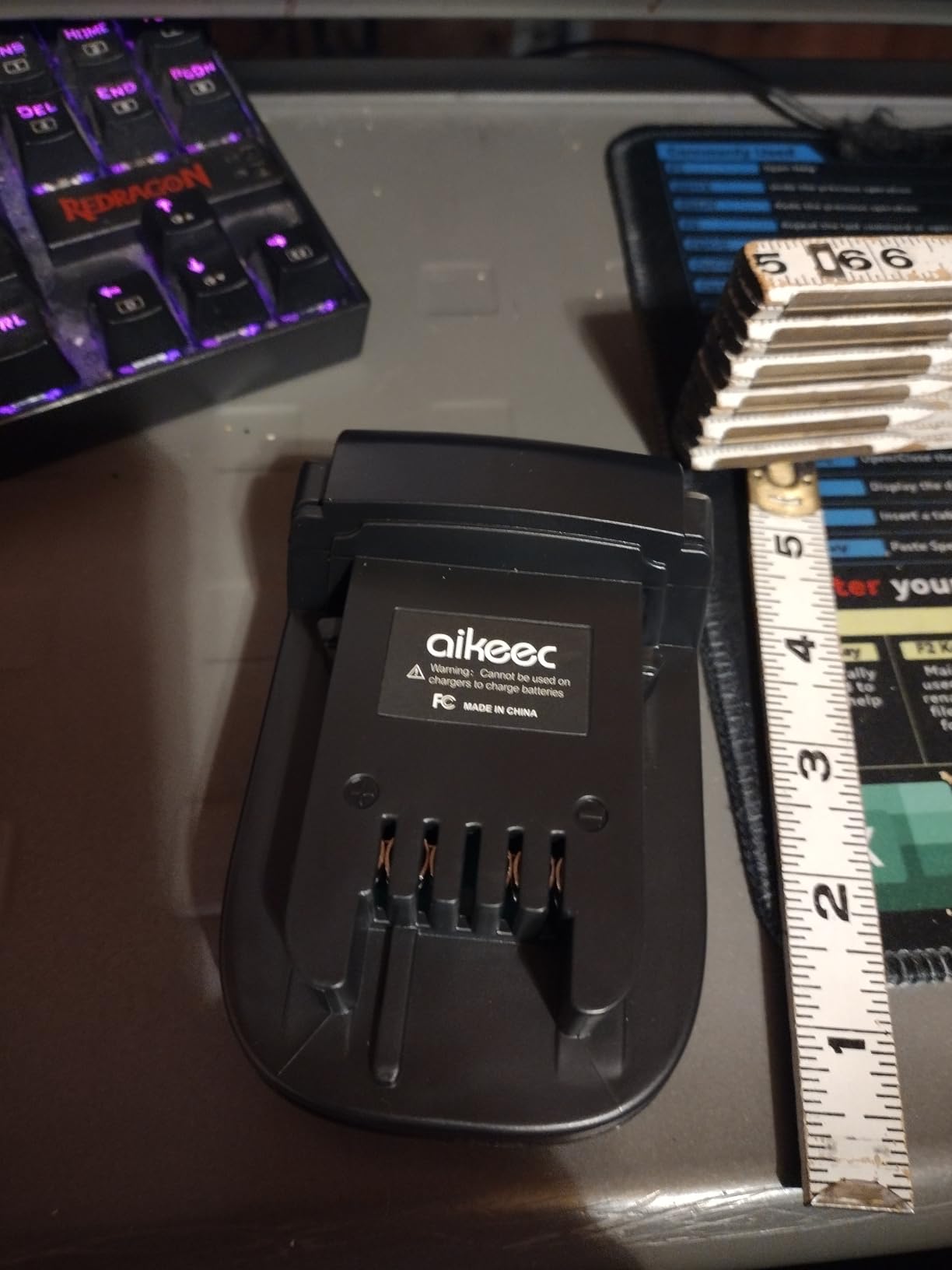 Aikeec Battery Adapter for DeWalt 20V Battery to Milwaukee 18V Tools customer photo 1